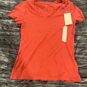 Women's Coral T-Shirt by A New Day Size XS